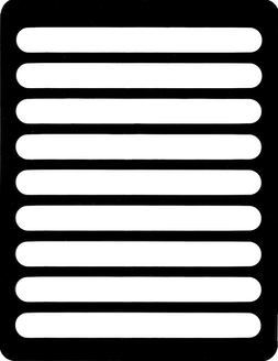 Sierra Custom Cutting Letter Guide: LG-2 writing aid.